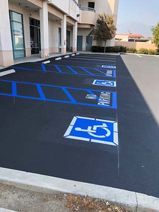 Handicapped Parking Striping